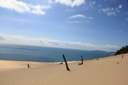 Dunas em Rainbow Beach