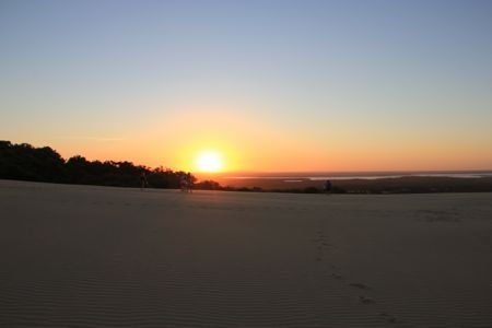 Dunas em Rainbow Beach
