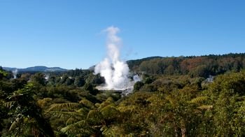Rotorua, Parque Te Puia e geyzer