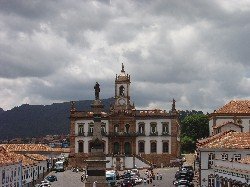 Praça dos Inconfidentes em Ouro Preto